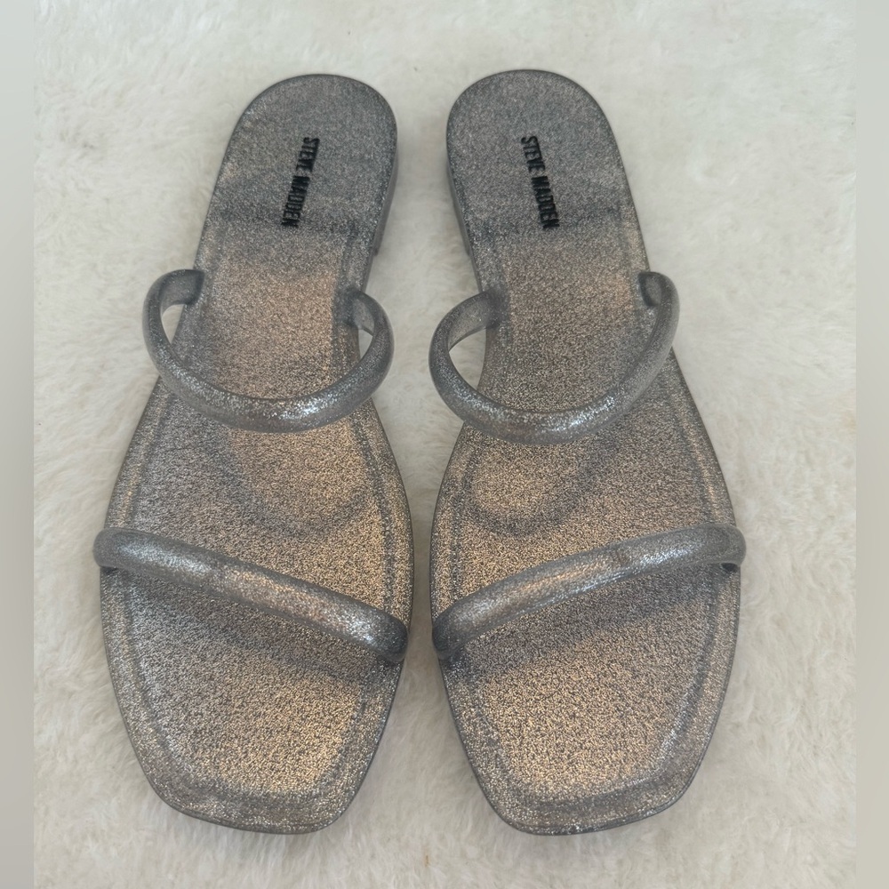 Steve Madden Jelly Glitter Sandals
